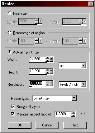 Paint Shop Pro Beispiel